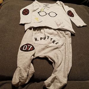Harry Potter Matching Sets - Newborn Harry Potter 2 piece outfit Harry Potter Matching Sets - Newborn Harry Potter 2 piece outfit